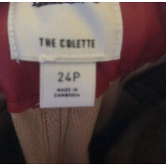 Maeve Colette Red Leather Pants DAMAGED - Picture 6 of 6